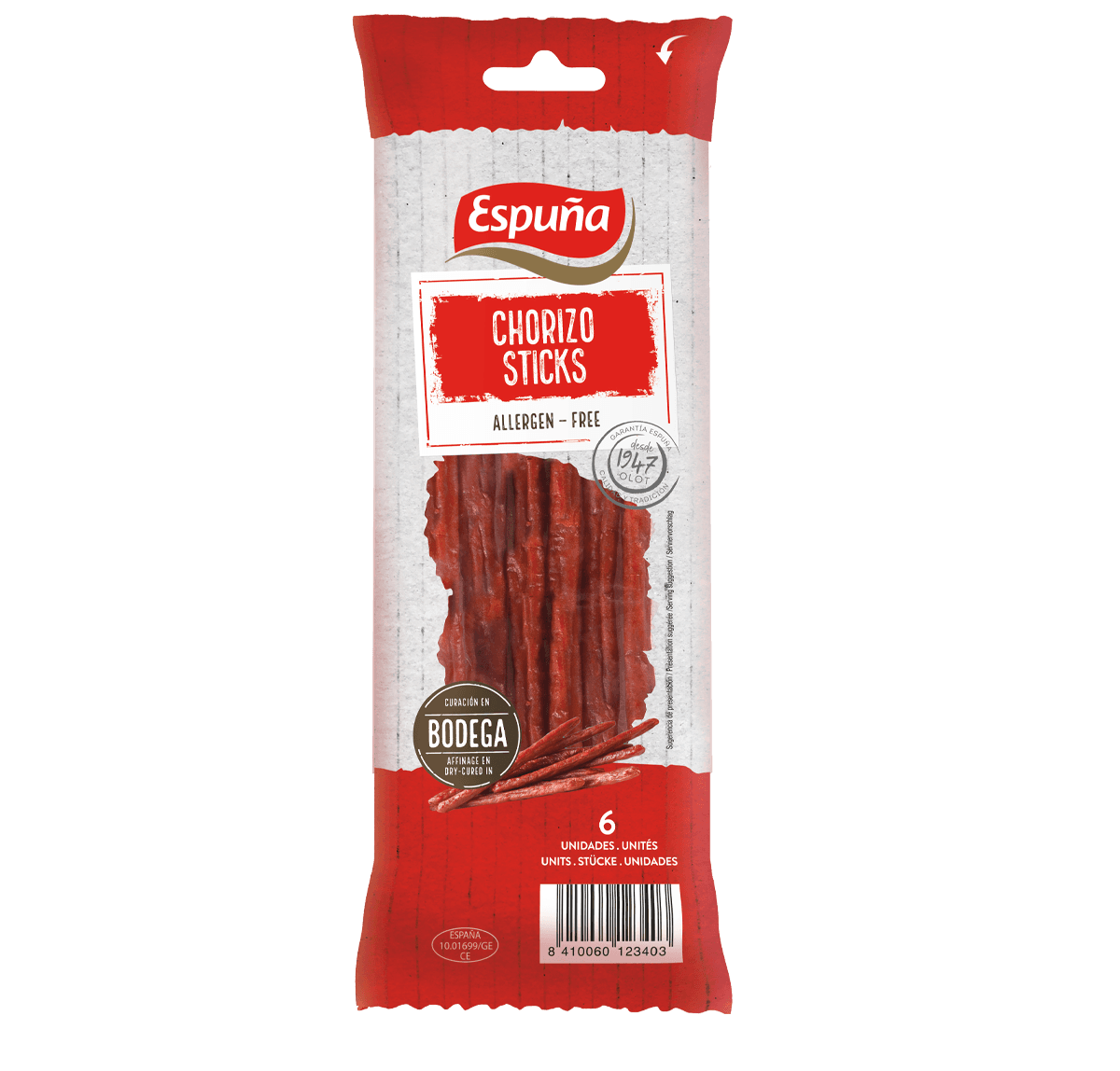 Sticks de chorizo 60g